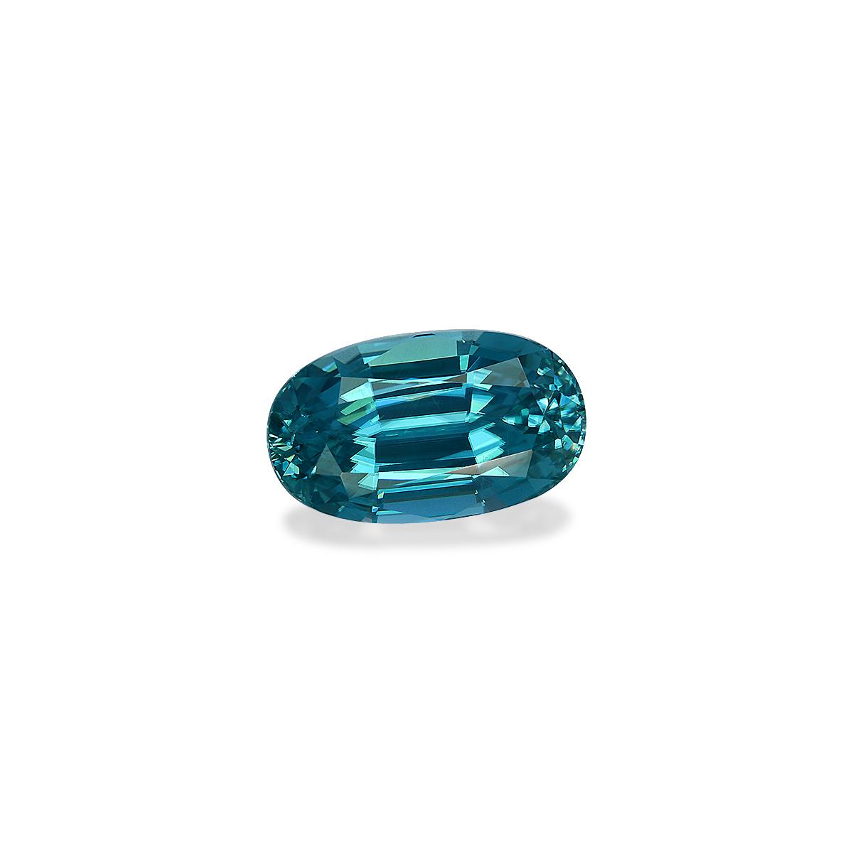 blue blue zircon, 4.47ct oval cut — view 3