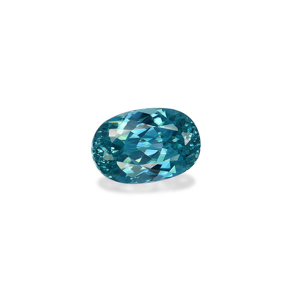 blue blue zircon, 5.07ct oval cut — view 3