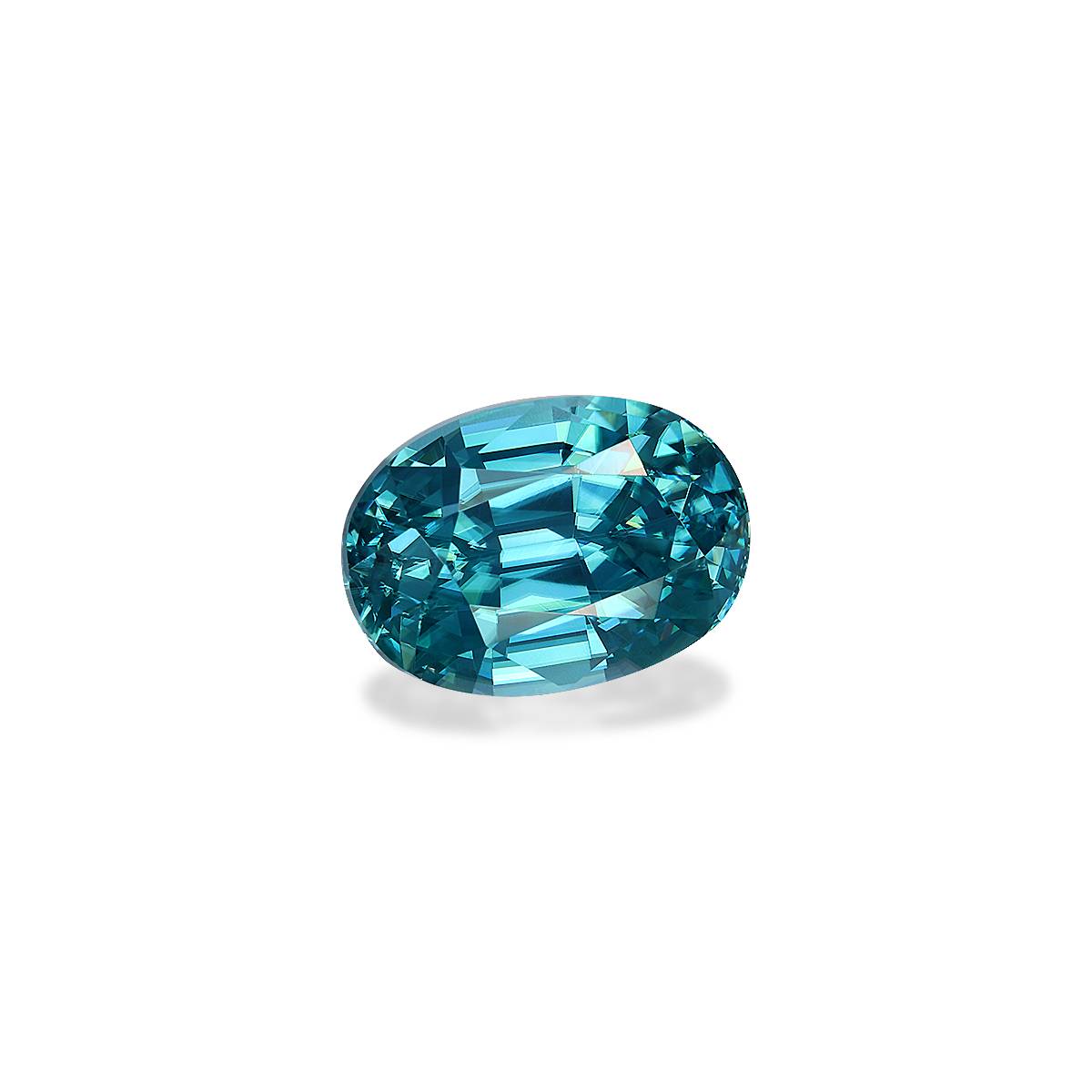 blue blue zircon, 4.82ct oval cut — view 3