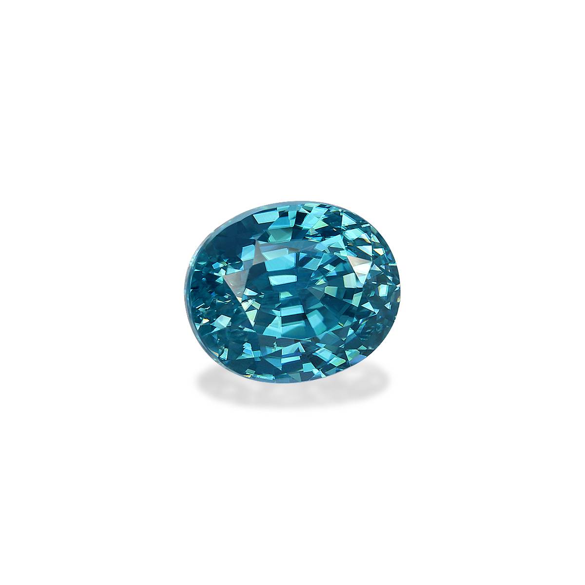 blue blue zircon, 4.32ct oval cut — view 3