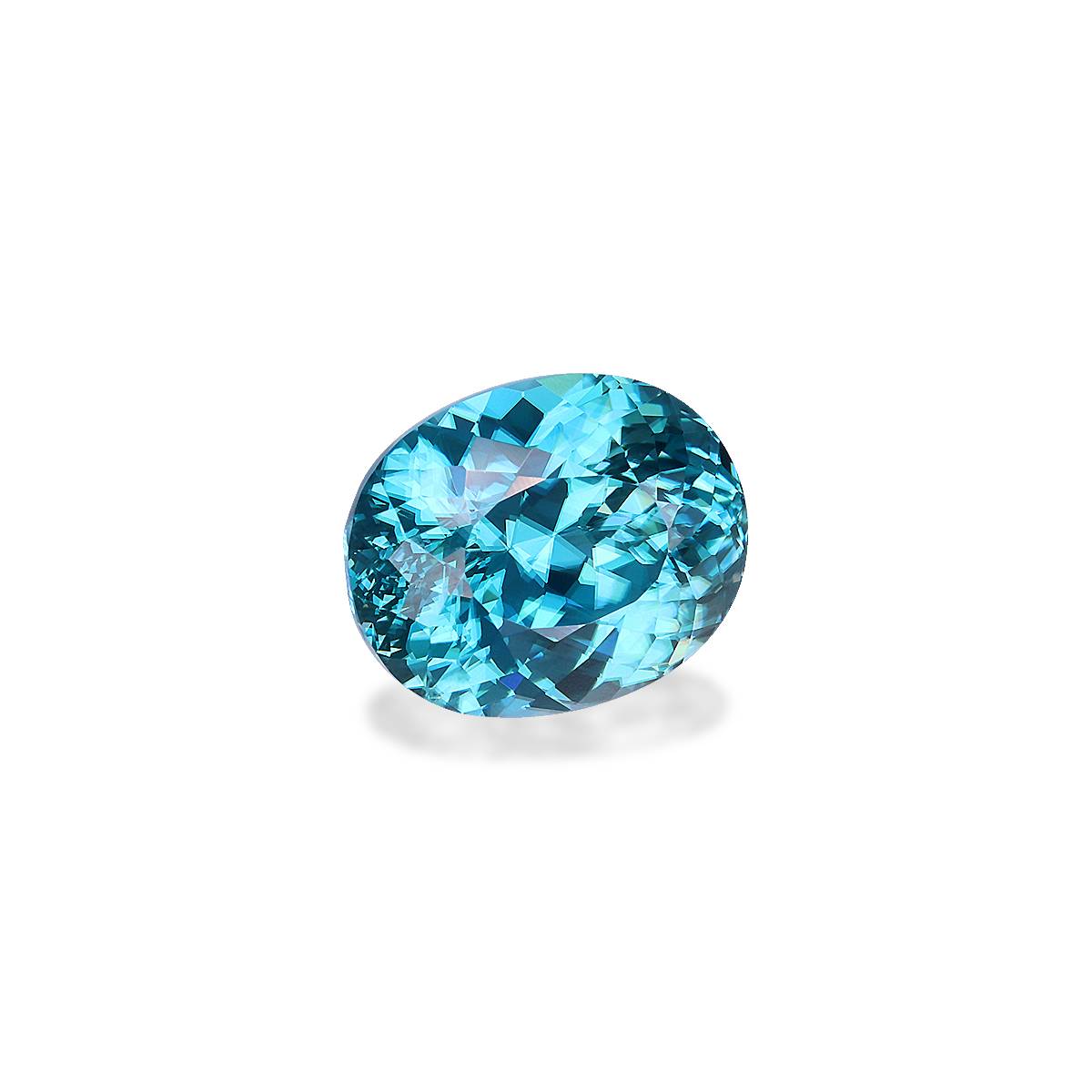 blue blue zircon, 6.94ct oval cut — view 3