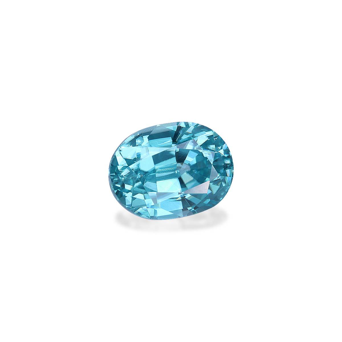 blue blue zircon, 4.13ct oval cut — view 3