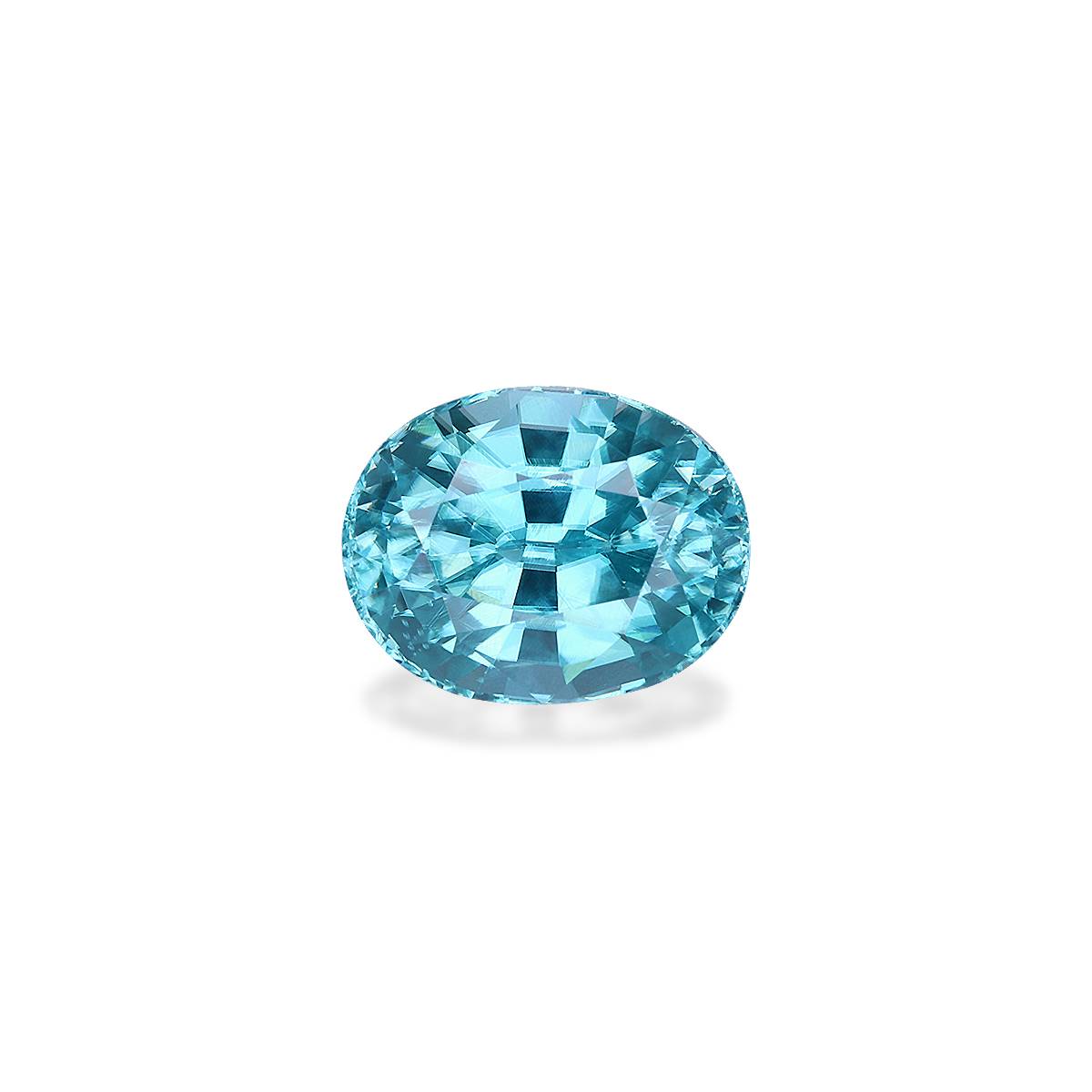 Blue Zircon 3.86ct - 9x7mm