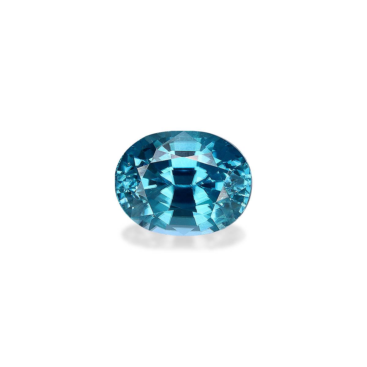 Blue Zircon 4.21ct - 9x7mm