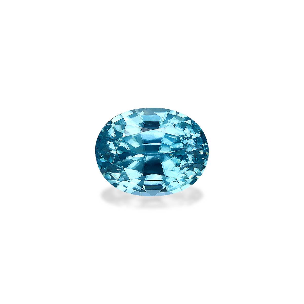 Blue Zircon 4.28ct - 9x7mm