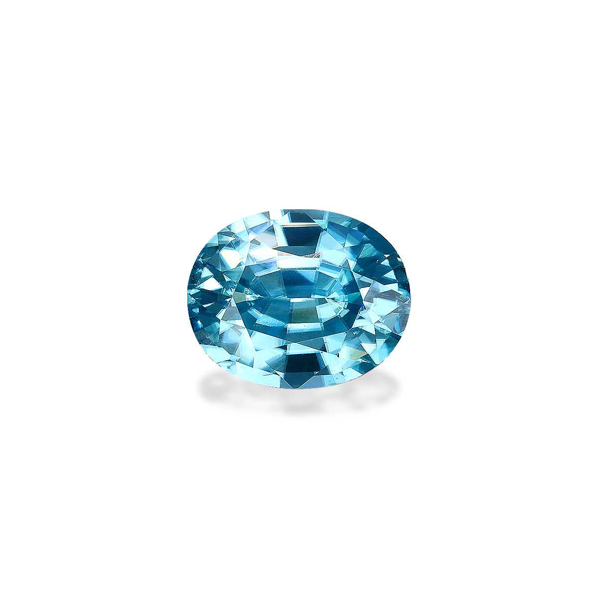 Blue Zircon 4.72ct - 10x8mm