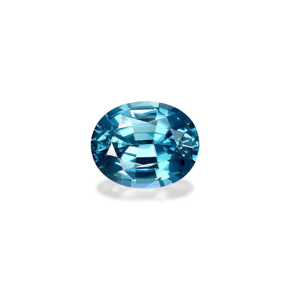 Blue Zircon 4.37ct - 10x8mm