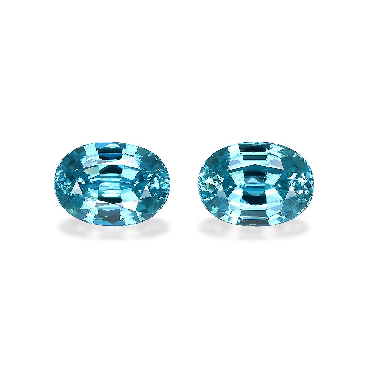 Blue Zircon 8.33ct Pair