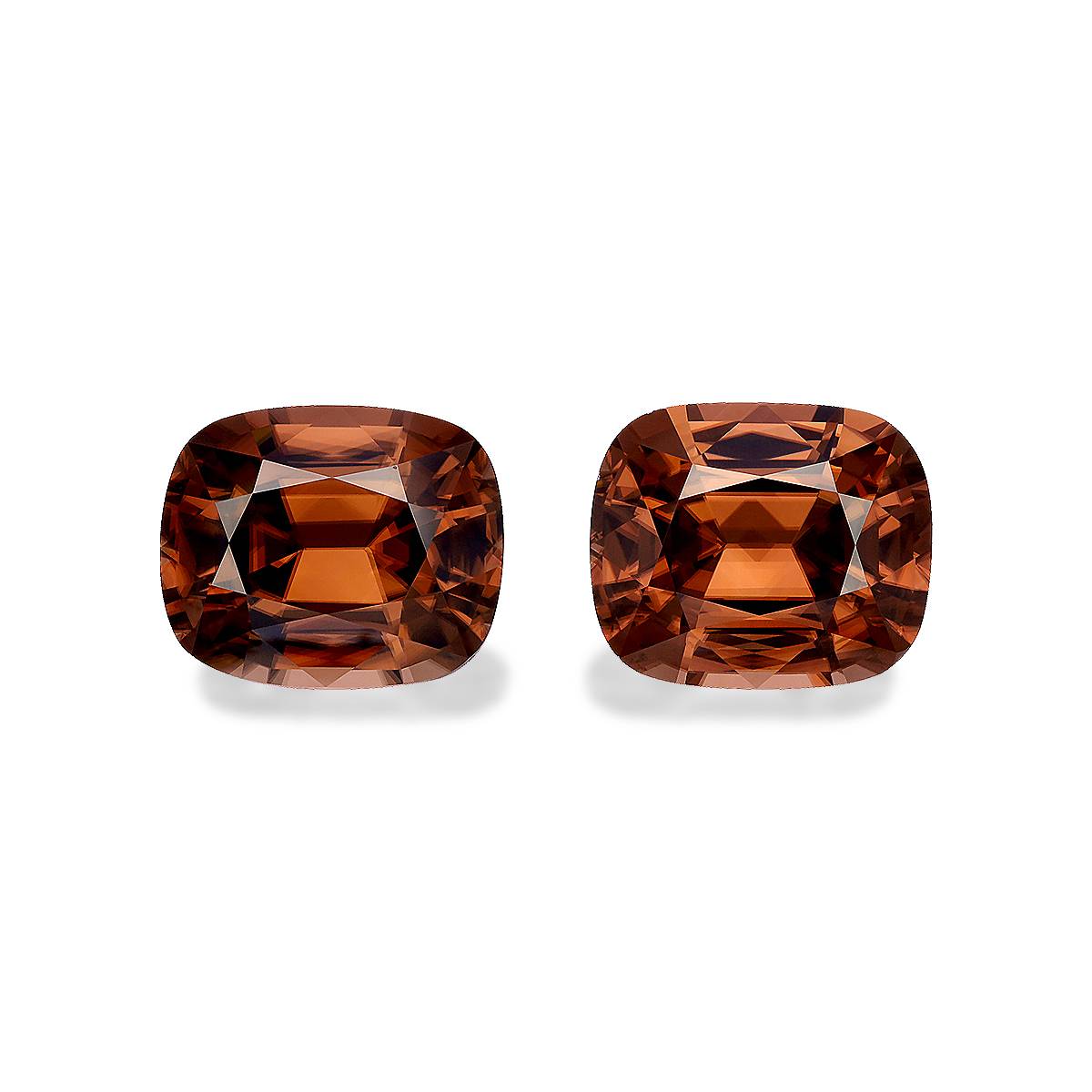 cinnamon brown zircon, 48.81ct cushion cut — main view
