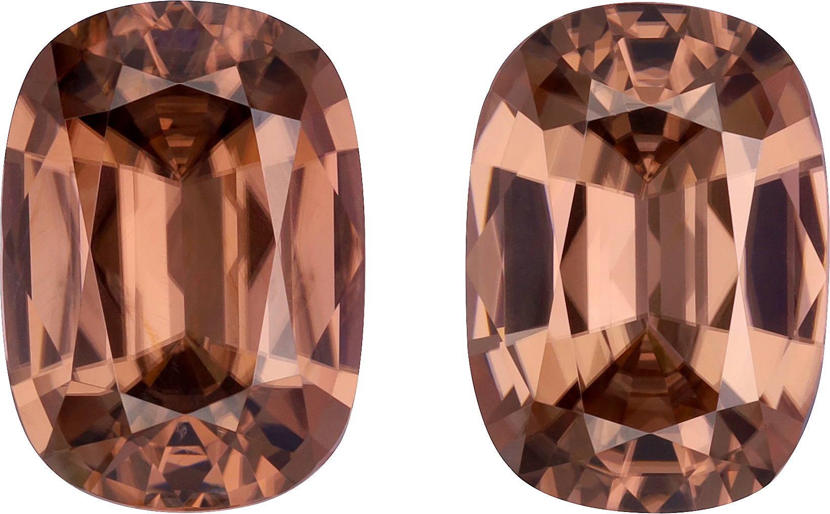 Cinnamon Brown Zircon 18.75ct Pair | STARLANKA