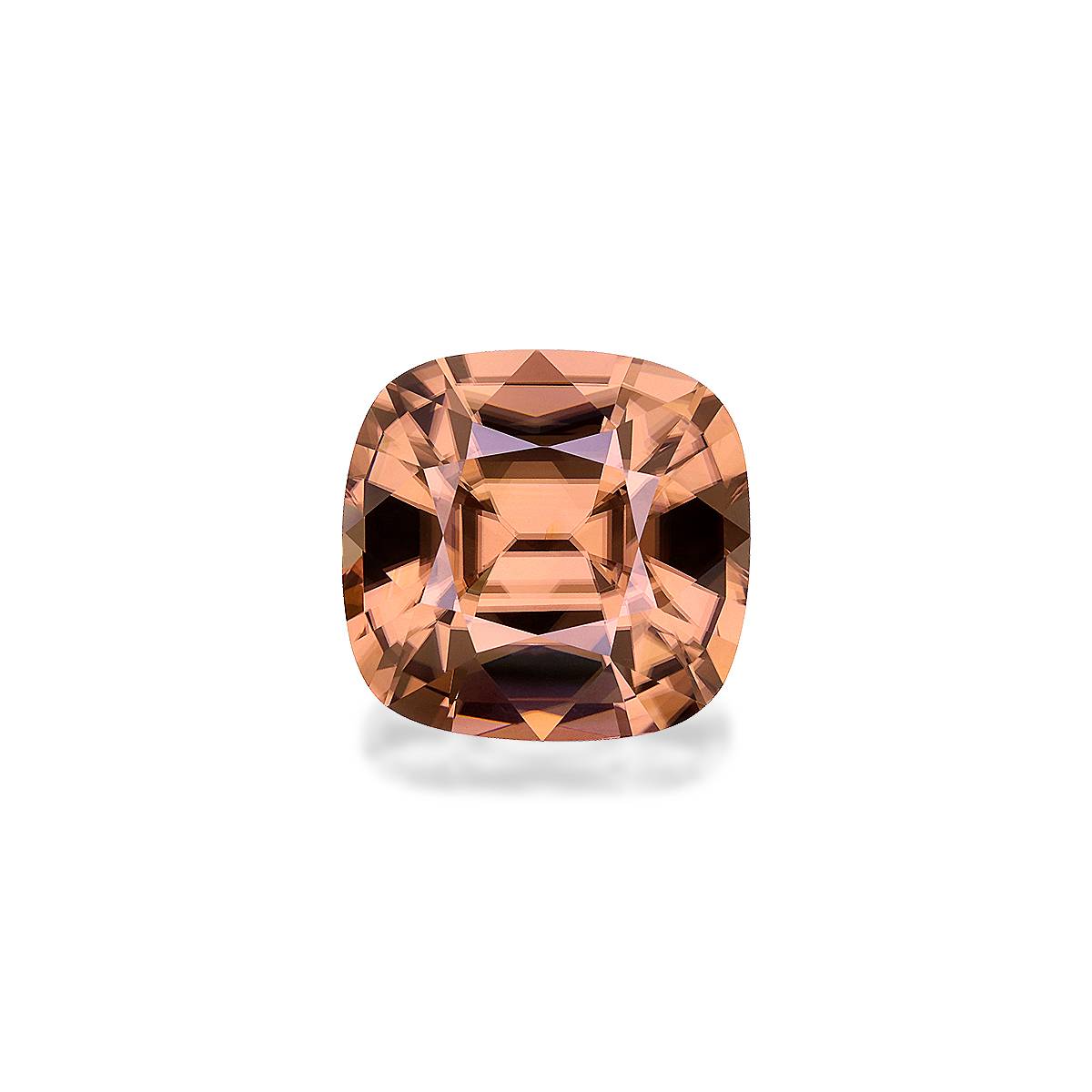 sepia tan zircon, 29.11ct cushion cut — main view