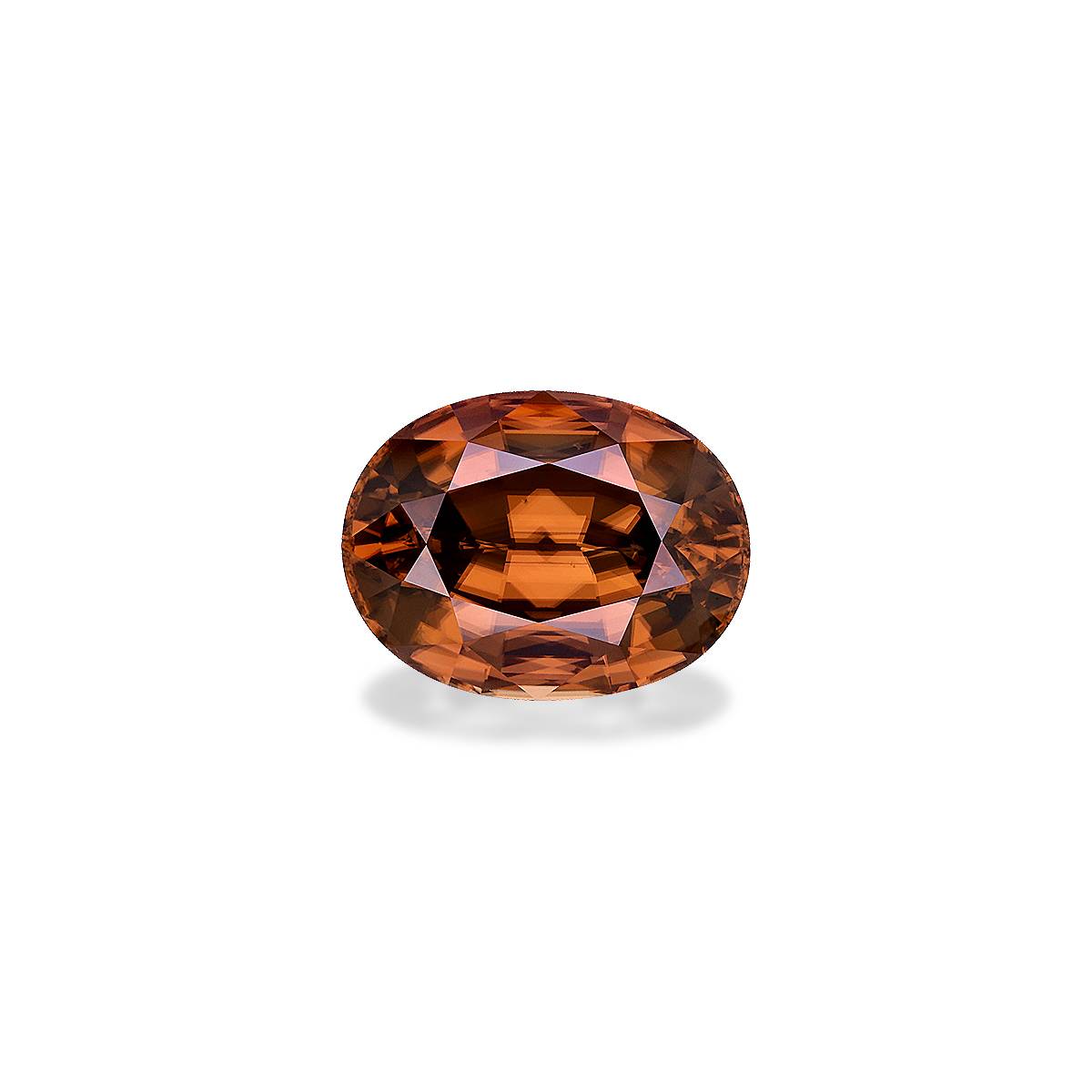 cinnamon brown zircon, 27.79ct oval cut — main view
