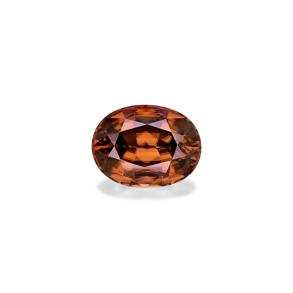 cinnamon brown zircon, 27.79ct oval cut — main view