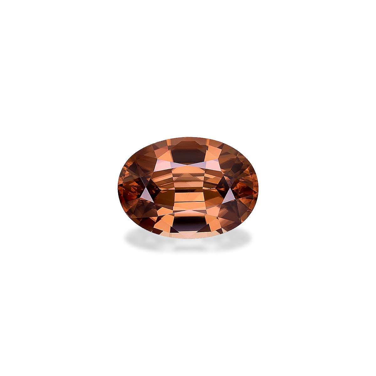 cinnamon brown zircon, 19.43ct oval cut — main view