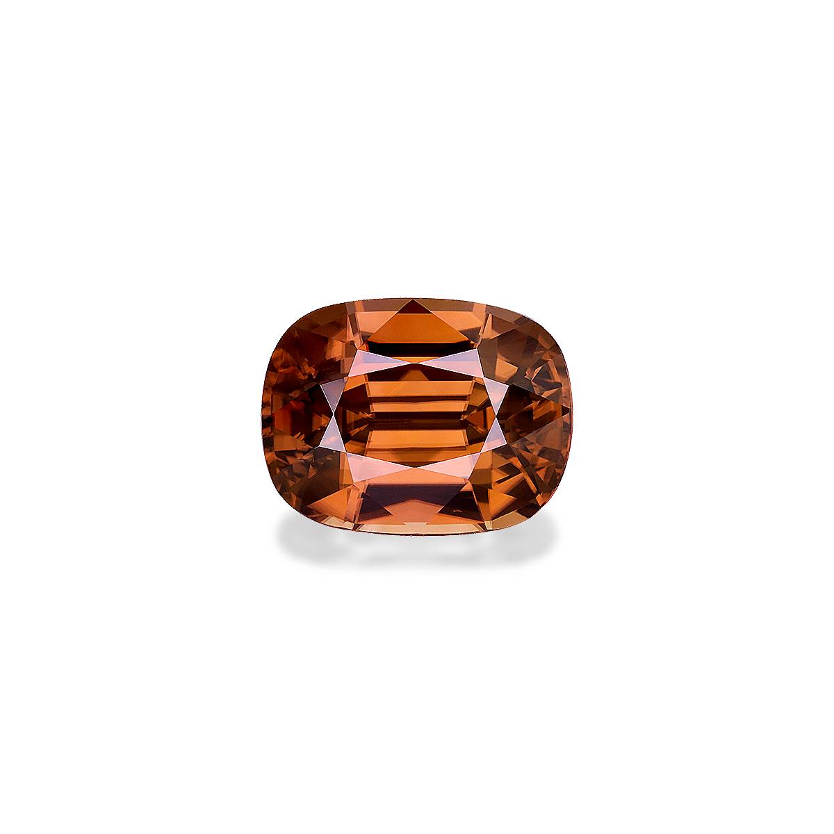 cinnamon brown zircon, 19.08ct cushion cut — main view