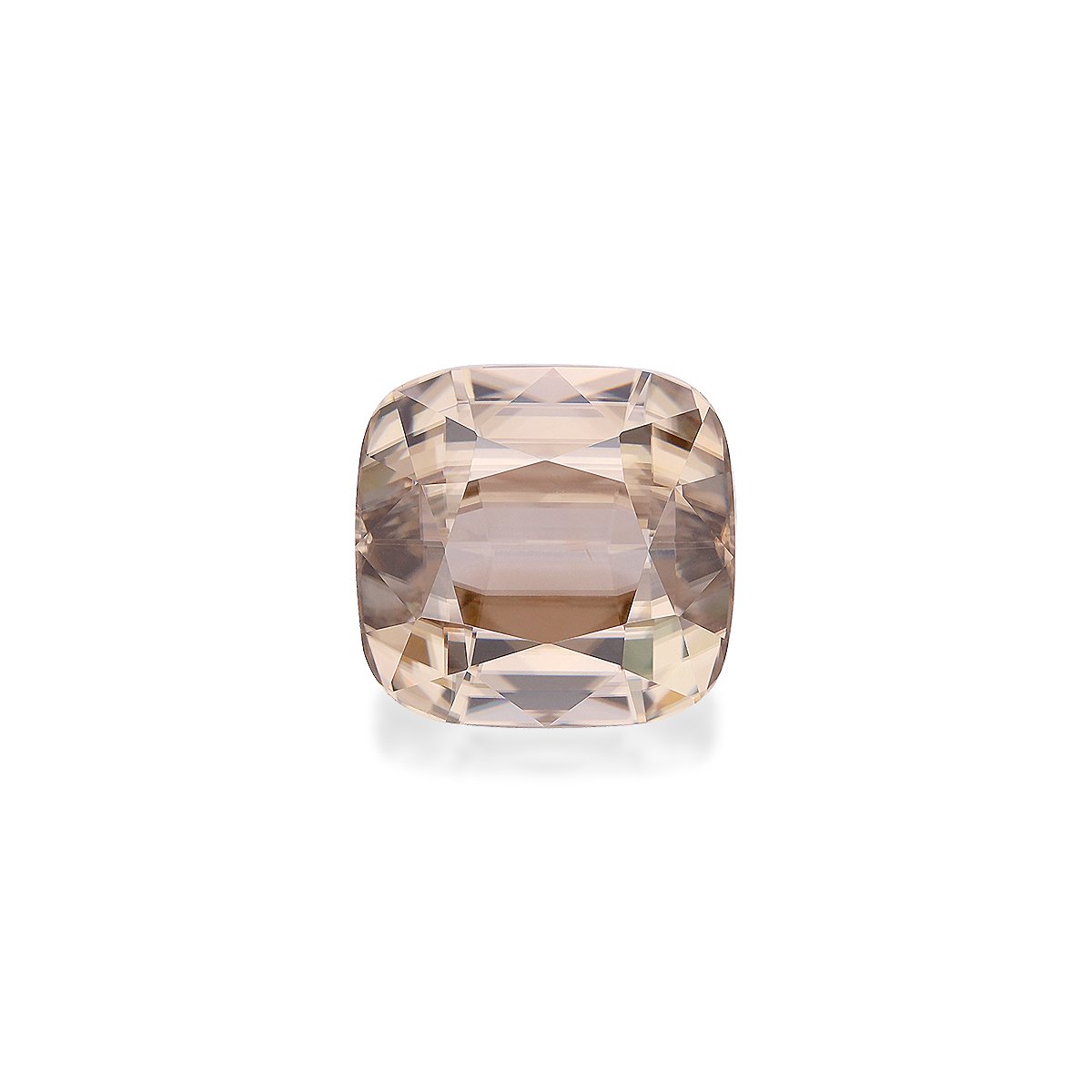 tan zircon, 21.64ct cushion cut — main view