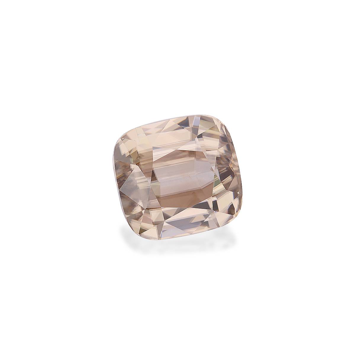 tan zircon, 21.64ct cushion cut — view 3