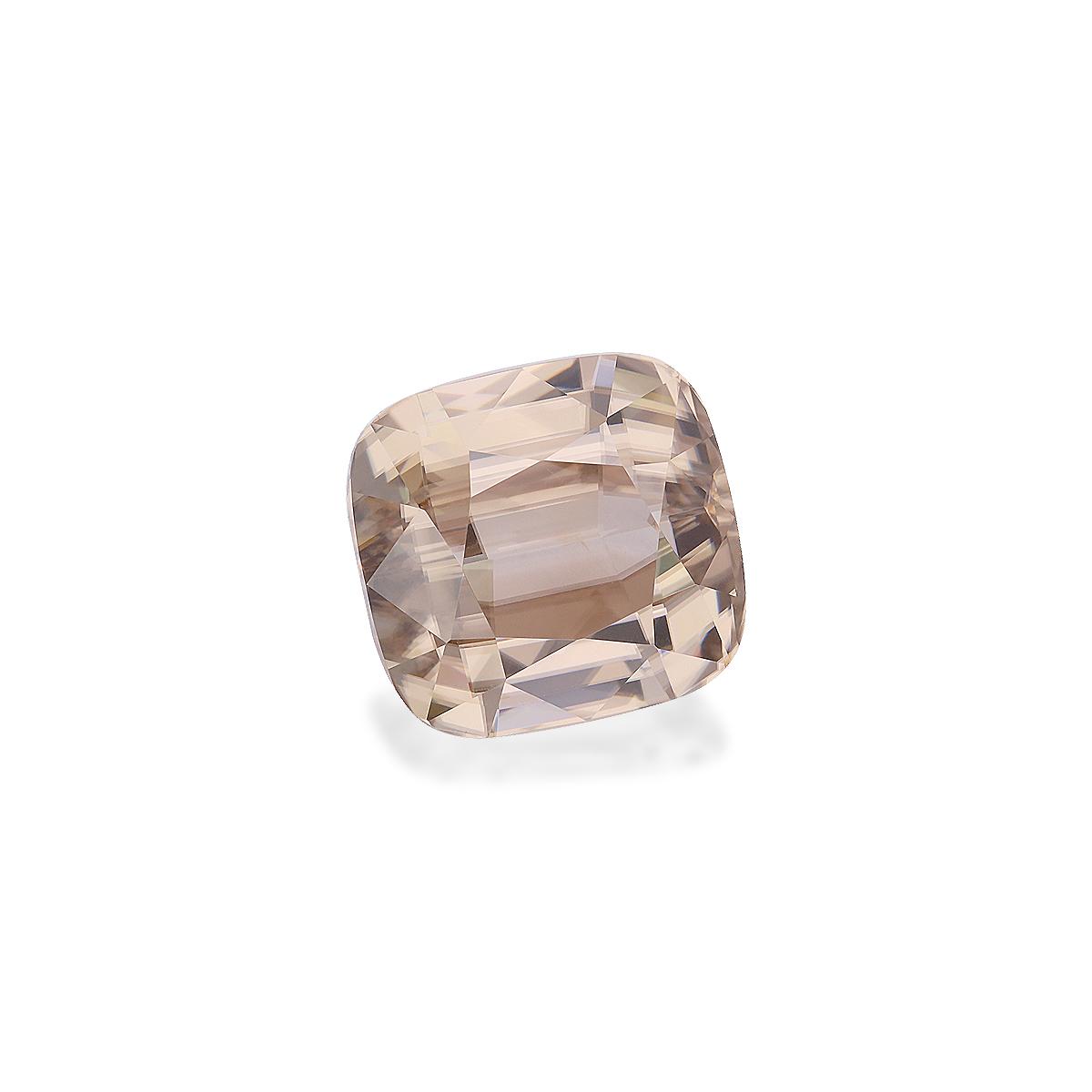 tan zircon, 21.64ct cushion cut — view 3