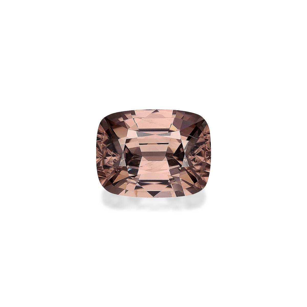 sepia tan zircon, 19.78ct cushion cut — main view