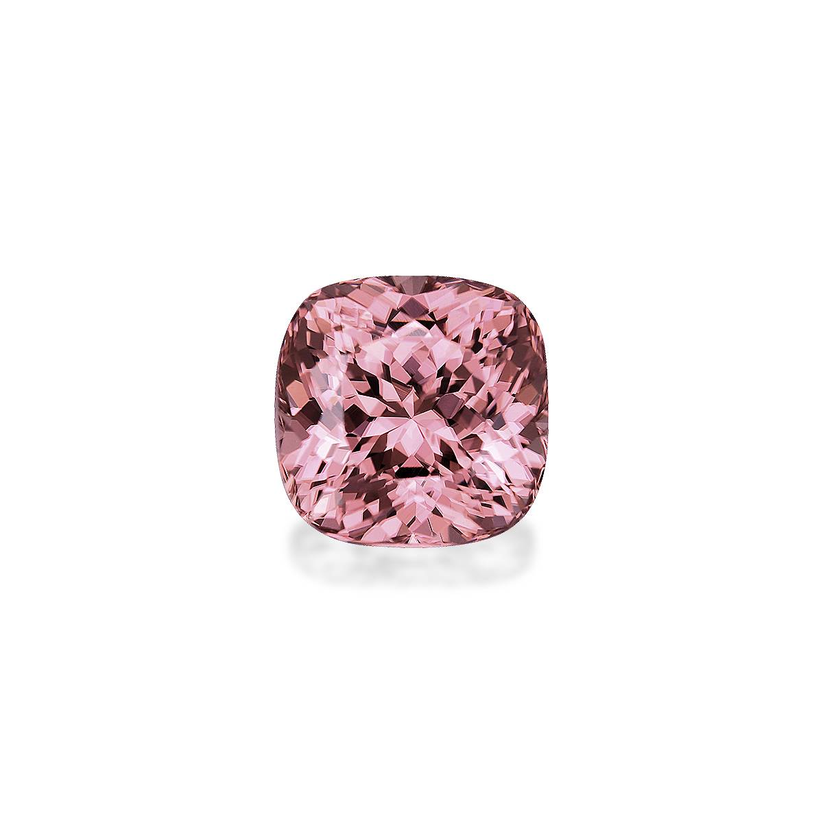 pink pink zircon, 4.41ct cushion cut — main view