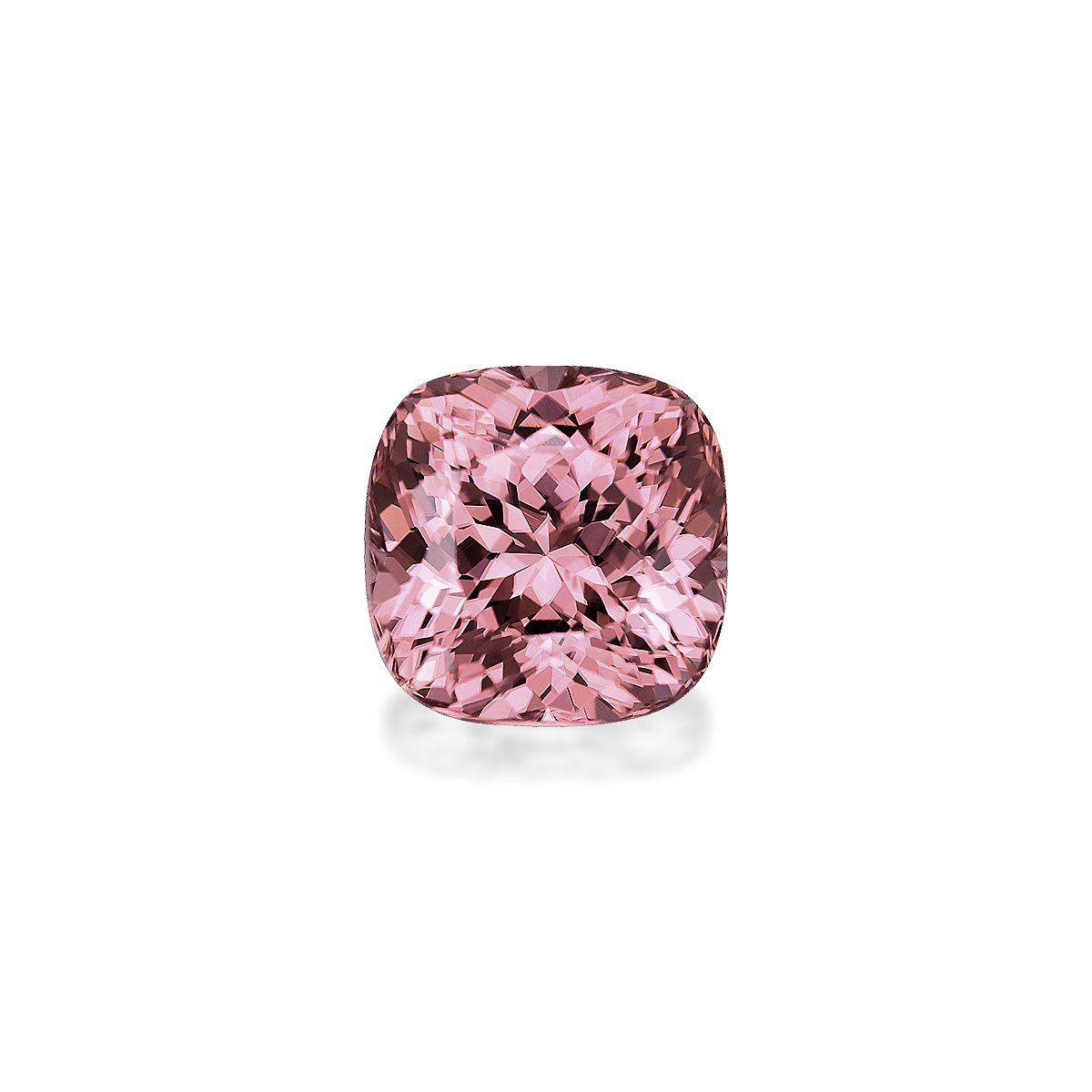 pink pink zircon, 4.41ct cushion cut — main view