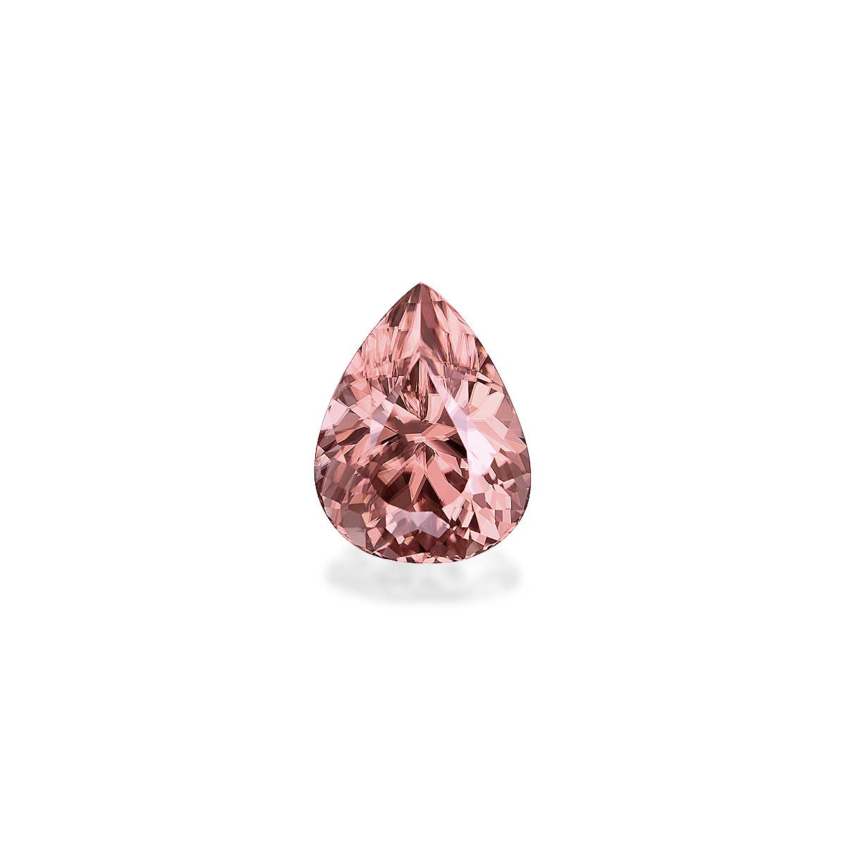 pink pink zircon, 3.76ct pear cut — main view