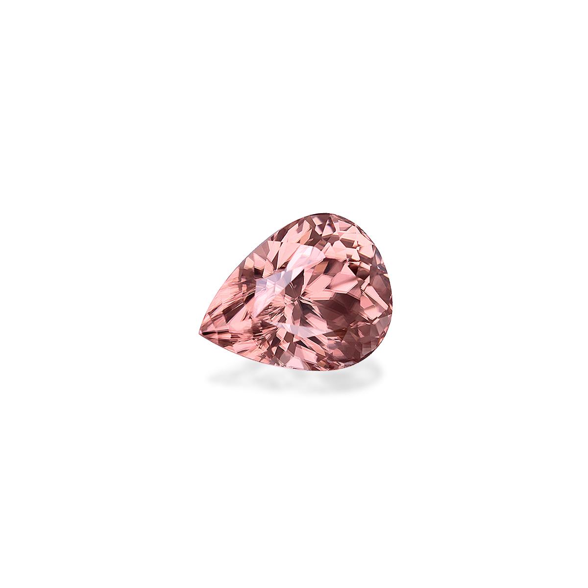 pink pink zircon, 3.76ct pear cut — view 3