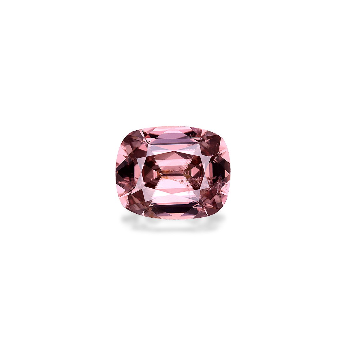 pink pink zircon, 3.65ct cushion cut — main view