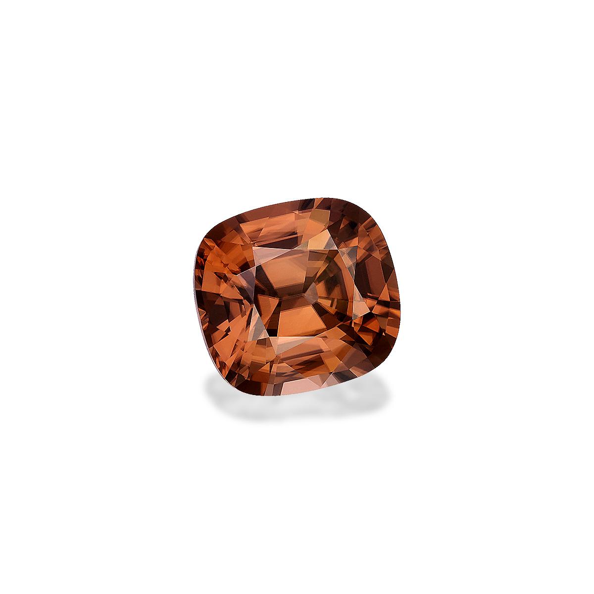 cinnamon brown zircon, 15.76ct cushion cut — view 3